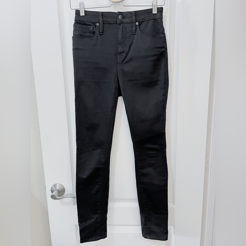 Madewell Women’s Curvy High-Rise Black Skinny Jeans 26